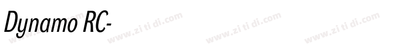 Dynamo RC字体转换